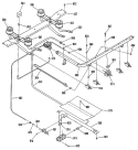 Section Diagram and Parts List for L2B135GPL2  General Electric Range