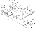 Section Diagram and Parts List for L2B335GEL2  General Electric Range