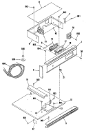 Section Diagram and Parts List for L3K335GL1  General Electric Wall Oven