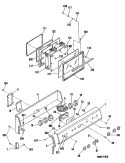 Section Diagram and Parts List for L3B315GL1  General Electric Range