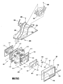 Section Diagram and Parts List for L3S340GL2  General Electric Range