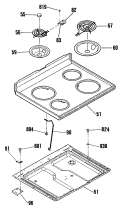 Part Location Diagram of WB64K5026 GE USE GEH WB64K5074