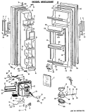 Part Location Diagram of WR02X8473 GE NUT & UNION