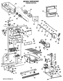 Part Location Diagram of WR71X2192 GE COVER MOTOR & SOLENOID