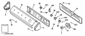 Section Diagram and Parts List for DRB4800SBLWW  General Electric Dryer
