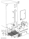 Section Diagram and Parts List for MSE24DRAWH  General Electric Refrigerator