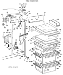 Part Location Diagram of WR17X6363 GE SHIELD LIGHT FF