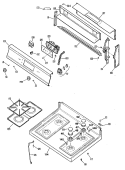 Part Location Diagram of WB31K8 GE DISCONTINUED