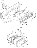 Part Location Diagram of WB27K5128 GE OVEN CONTROL