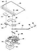 Section Diagram and Parts List for LEB327GT1WW  General Electric Range