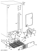 Section Diagram and Parts List for MSG20GWSCWH  General Electric Refrigerator