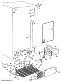 Section Diagram and Parts List for MSK27DHSCAD  General Electric Refrigerator
