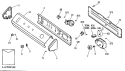 Section Diagram and Parts List for WRW4400SBLWW  General Electric Washer