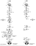 2 - SPEED Diagram and Parts List for WRW4400SBLWW  General Electric Washer
