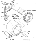 Section Diagram and Parts List for DRL4980SBMWW  General Electric Dryer