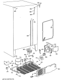 Section Diagram and Parts List for MSX27DRTAAA  General Electric Refrigerator