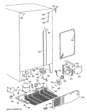 Section Diagram and Parts List for MSG22GRSMWH  General Electric Refrigerator