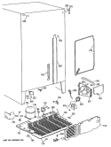 Section Diagram and Parts List for MSK22GATCAD  General Electric Refrigerator
