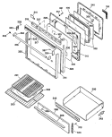 Part Location Diagram of WB15K16 GE Door Handle - Chrome