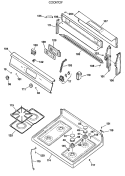 Part Location Diagram of WB7K270 GE Cover END LEFT