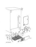 Section Diagram and Parts List for MSX20BAXAAD  General Electric Refrigerator