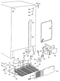 Section Diagram and Parts List for MSX24GRXAAA  General Electric Refrigerator