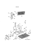 UNIT PARTS Diagram and Parts List for MTX21BAXDRWH  General Electric Refrigerator