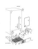 UNIT PARTS Diagram and Parts List for MSG22GAXAWW  General Electric Refrigerator