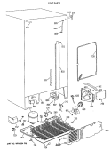 UNIT PARTS Diagram and Parts List for MSK27DHXAAD  General Electric Refrigerator