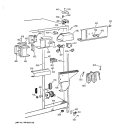 FRESH FOOD SECTION Diagram and Parts List for TFK22PRXCAA  General Electric Refrigerator