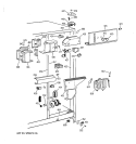 FRESH FOOD SECTION Diagram and Parts List for TFK25PRYAAA  General Electric Refrigerator