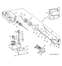 ICE BUCKET ASSEMBLY Diagram and Parts List for ZISB36DXA  General Electric Refrigerator