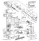 FREEZER SECTION Diagram and Parts List for TFJ22PRXBAA  General Electric Refrigerator