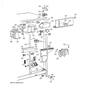 FRESH FOOD SECTION Diagram and Parts List for TFJ24PRXBAA  General Electric Refrigerator