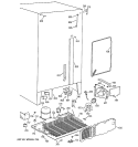 UNIT PARTS Diagram and Parts List for TFG25PEYAWH  General Electric Refrigerator