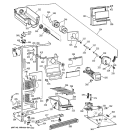 FREEZER SECTION Diagram and Parts List for TFT25JWYAWW  General Electric Refrigerator