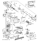 FREEZER SECTION Diagram and Parts List for TFX20NWXDWH  General Electric Refrigerator