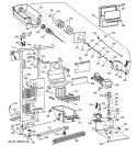FREEZER SECTION Diagram and Parts List for TFH22PRYAAA  General Electric Refrigerator