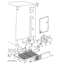 UNIT PARTS Diagram and Parts List for TPG21JRYDWW  General Electric Refrigerator