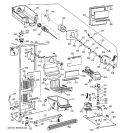 FREEZER SECTION Diagram and Parts List for TFK22PRXDAA  General Electric Refrigerator
