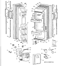 Part Location Diagram of WR17X4116 GE NAMEPLATE RECESS Assembly AL
