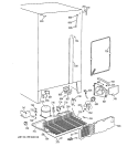 UNIT PARTS Diagram and Parts List for TFT22PRXDAA  General Electric Refrigerator