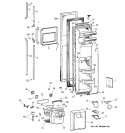 FREEZER DOOR Diagram and Parts List for TFT27PRXDAA  General Electric Refrigerator