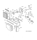 UNIT PARTS Diagram and Parts List for ZIS42NYA  General Electric Refrigerator