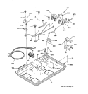 BURNER PARTS Diagram and Parts List for JGP336WEV3WW  General Electric Cooktop