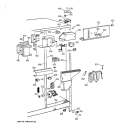 FRESH FOOD SECTION Diagram and Parts List for TFK27PFXEBB  General Electric Refrigerator