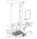 UNIT PARTS Diagram and Parts List for TFK22PRXEAA  General Electric Refrigerator