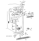 FRESH FOOD SECTION Diagram and Parts List for TPX24SIYEBS  General Electric Refrigerator