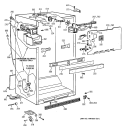 CABINET PARTS Diagram and Parts List for TBX19ZAZARWW  General Electric Refrigerator