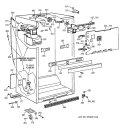 CABINET PARTS Diagram and Parts List for TBX21CIXJRBB  General Electric Refrigerator